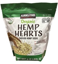 Kirkland Signature USDA Organic Hemp Hearts Shelled Seeds, 32 Ounce - £17.63 GBP