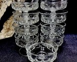 Set Of 9 Vintage Tiffin Franciscan Kings Crown Champagne Sherbet Glasses - $18.81