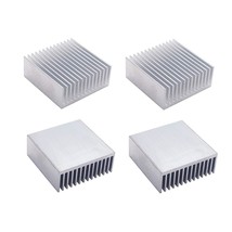 4Pcs Aluminum Heatsink Chipset Heat Radiator Cooling Fin Heatsink 50Mm (... - £15.79 GBP