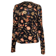 Ulla Johnson Floral Printed Long Sleeve Top In Rayon Women Multicolor S - $113.05