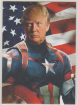 President Donald Trump stars as Captain America Trading Novelty card Buy Now son - £2.30 GBP