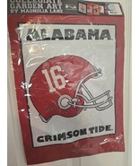 Alabama Crimson Tide Garden Flag Football University 18&quot; x 12&quot; Helmet Ro... - €12,89 EUR