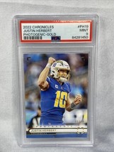 2022 Panini Chronicles Photogenic Justin Herbet GOLD #&#39;d 9/10 - PSA 9 - $182.12