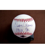 DEAN CHANCE 64 CY YOUNG CALIFORNIA ANGELS PITCHER SIGNED AUTO OML BASEBA... - £116.84 GBP