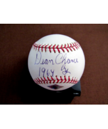 DEAN CHANCE 64 CY YOUNG CALIFORNIA ANGELS PITCHER SIGNED AUTO OML BASEBA... - €128,98 EUR