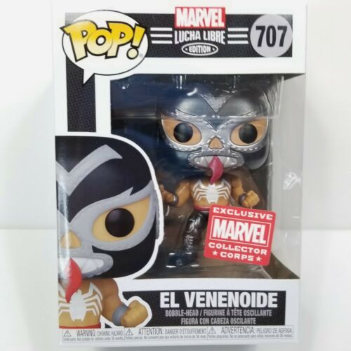 Funko Pop El Venenoide Lucha Libre Marvel Exclusive Collector Corps Veno... - $14.84