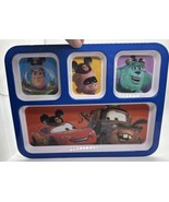 Walt Disney Parks Pixar 4 Compartment Kids&#39; Plastic Plate Cars Toy Story... - €12,11 EUR