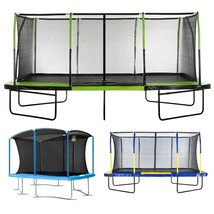 Large Rectangle Gymnastics Trampoline Set &amp; Enclosure Net for Backyard O... - $16,689.99 MXN+