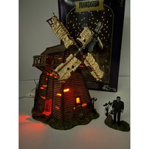Department 56 Halloween Frankenstein’s Windmill Lighted Building w/ Figure - $125.00