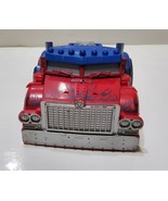 2010 Transformers Optimus Prime Semi Truck Pull Back Action Hasbro Tomy 4&quot; - £18.09 GBP