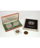 Lote De 5 Medallas Presidenciales De George Washington, JFK, LBJ Con Est... - €67,36 EUR