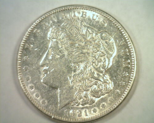 1921-D MORGAN SILVER DOLLAR ABOUT UNCIRCULATED AU NICE ORIGINAL COIN BOBS COINS - £39.16 GBP