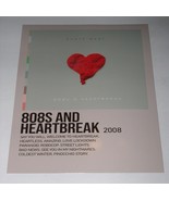 Kanye West Poster Card 808S And Heartbreak 2008 8X10 Color Glossy New Co... - €6,79 EUR