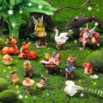 26 Pcs Garden Accessories Mini Fairies for Garden Mini Garden Figurine Tiny Gard - £32.15 GBP