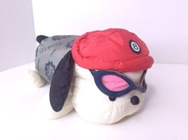 Vintage Sanrio Pochacco Scooter Club Doll With Goggles Plush Stuffed 11in Japan - $207.89