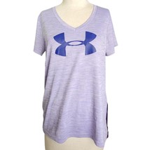 Under Armour Purple Loose Heat Gear Short Sleeve Tee Shirt Size Medium - £19.83 GBP