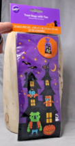 Wilton Halloween Goodie Bags for Treats Prizes Baked Goods Purple Haunted House - $4.85