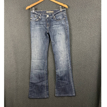Rock &amp; Republic Women&#39;s Blue Denim Jeans Sz 25 Bootcut Leg Stretchy Mid ... - £11.51 GBP