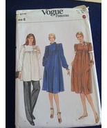 Vogue Pattern 8142 Misses’ Maternity Dress, Top, Pants Sz8 cut/Complete - $8.10