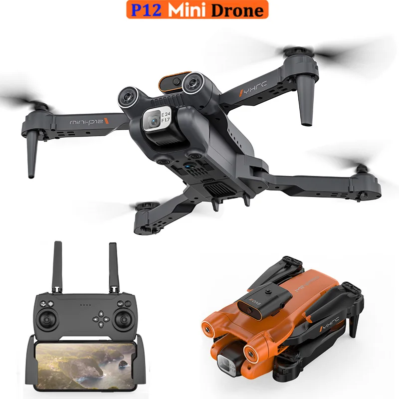 P12 Mini Drone Professional 4K Camera With 360° All-round Obstacle Avoidan - £43.30 GBP+