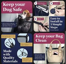 CAR CACHE CAR PURSE BETWEEN FRONT SEATS STORAGE POCKET ORGANIZER BLACK M... - $19.79