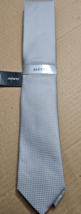 ALFANI Men&#39;s Tie Windhill Solid Silver 040 NWT MSRP $55.00 - $14.80