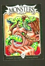 MONSTERS Rare One-of-a-kind LE Sketch by Wacky Packages &amp; GPK Artist Neil Camera - £74.61 GBP
