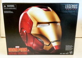 NEW Hasbro B7435 Marvel Legends Series Wearable IRON MAN Electronic Helmet - £147.87 GBP