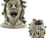 Darware Mini Resin Medusa Head Planter, Garden Decor Statue Flower Pot - £31.23 GBP