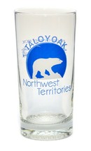 Vintage Taloyoak Nunavut Northwest Territories NWT Polar Bear Glass Souvenir - £9.43 GBP
