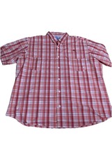 Worldwide Sportsman Mens 2XL Fishing Shirt Vented Salmon Short Sleeve Bu... - $17.70