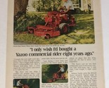 1973 Yazoo Lawn Mower vintage Print Ad Advertisement pa20 - £10.27 GBP