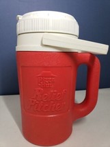 Vintage 80s Pizza Hut 1/2 Gallon Igloo Pepsi Relief Pitcher Water Cooler Jug - £7.75 GBP