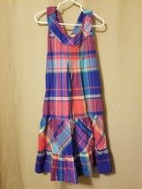 American Living - Plaid Ruffle Dress Multi-color Size 6X     IR2 - £13.66 GBP