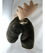 Moose Plush 13+&quot; Golf Club Head Cover Lined with fleece lush black fleece - $377.48 MXN