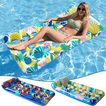 Pool Floats Raft - 2 Pack Oversized Pool Floats Lounge Adult Size,71.65&quot;... - £11.40 GBP