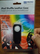 Vintage iPod Shuffle Leather Case Model Pod56c - BK - $9.89