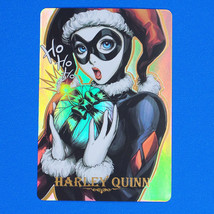 Harley Quinn X-Mas Batman Rainbow Foil Holographic Character Figure Art Card - £11.73 GBP