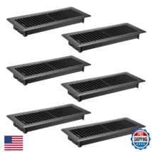 Sumnacon 6-Pack 4x12" Metal Floor Vent Covers Heavy Duty Adjustable Air ... - $60.15