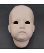 Vintage Porcelain Bisque Baby Unisex Doll Head Doll Part For Arts Crafts - $16.20 CAD