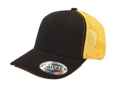 Black Gold - Trucker Hat Cotton Mesh Solid Polo Style Baseball Cap - £14.68 GBP