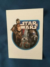 Star Wars Journey to The Force Awakens Cloth Stickers #CS-1 Droids  *NEW* t1 - £4.69 GBP