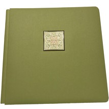 EUC Creative Memories Scrapbook Album Green Kaleidescope 12x12 12"x12" + Pages - $44.95