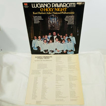 Luciano Pavarotti O Holy Night LP Kurt Herbert Adler UK Import With Lyric Insert - £11.83 GBP