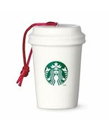 HTF Starbucks Paper Cup Ornament - Logo (011042116) - £14.77 GBP