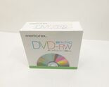 Memorex 10 PK/PAQ DVD+RW 4X 4.7 GB 120 min in Slim Clear Case - $15.29