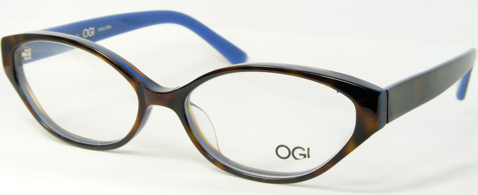 OGI EVOLUTION 9076 1493 TORTOISE /BLUE EYEGLASSES GLASSES 53-15-140mm Japan - $79.20
