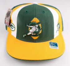 NFL Green Bay Packers 100% Wool Hat/Cap Fitted 7.5 Throwback Reebok Vintage - $23.97