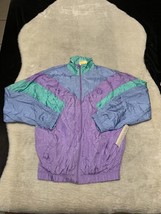 New Pierre Cardin Mens Multi Brute VTG Windbreaker Full Zip Jacket Size Large - £53.55 GBP