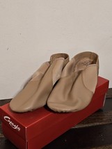 Capezio E Series Slip On Jazz Dance Shoe Leather Carmel Tan EJZA Adult - $40.81 CAD
